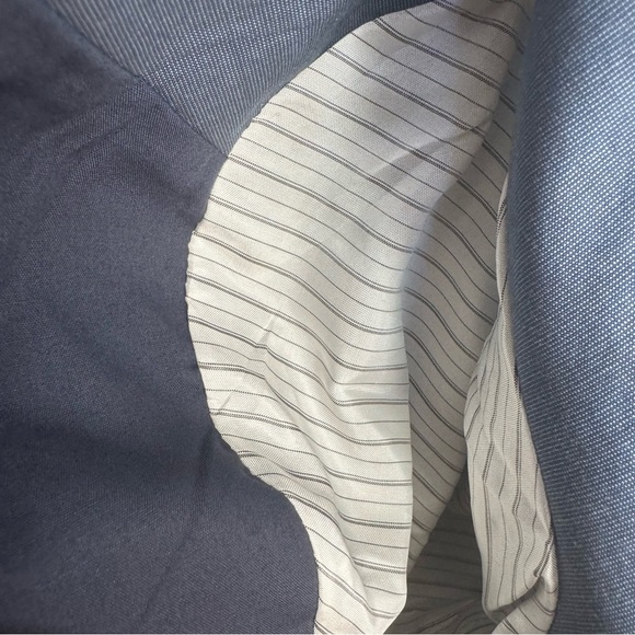 NWT JOHN VARVATOS Luxe 2 Button Cotton Blazer "Oiled Blue" Size 42 Not Pristine - Picture 9 of 14